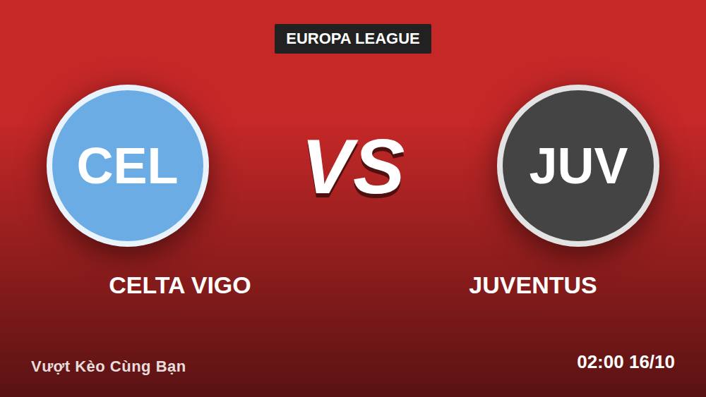 Celta Vigo vs Juventus: Kèo châu Âu 15/10 đọc vị thế nào?