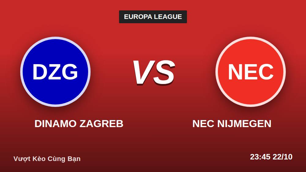 Dinamo Zagreb vs NEC Nijmegen: Checklist Soi Kèo Cấp Tốc Trước Giờ Bóng Lăn