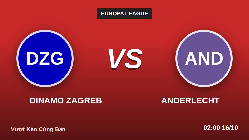Soi kèo Dinamo Zagreb vs Anderlecht: 5 bước chốt kèo châu Âu
